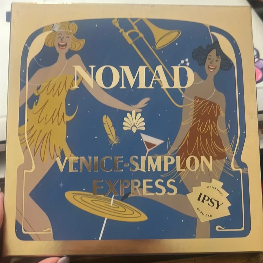 Makeup-Nomad Venice-Simplon Express Palette, eye shadows , New!